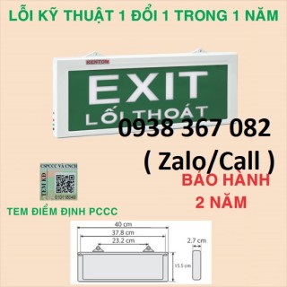 Đèn exit lối thoát KenTom KT690-2 mặt